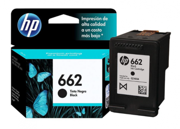 HP 662 Black Ink Cartridge