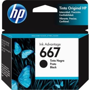 HP 667 Black Ink Cartridge