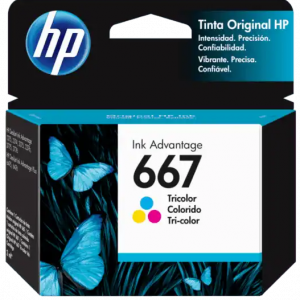 HP 667 Color Ink Cartridge